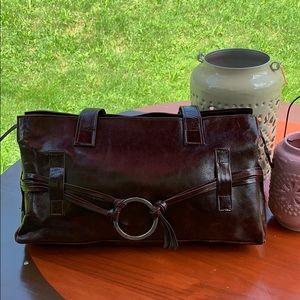 Blaque Brown leather bag.